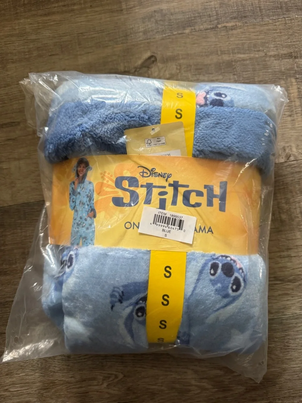 Disney Blue Stitch Plush Fleece Pajama Set - Picture 1 of 4
